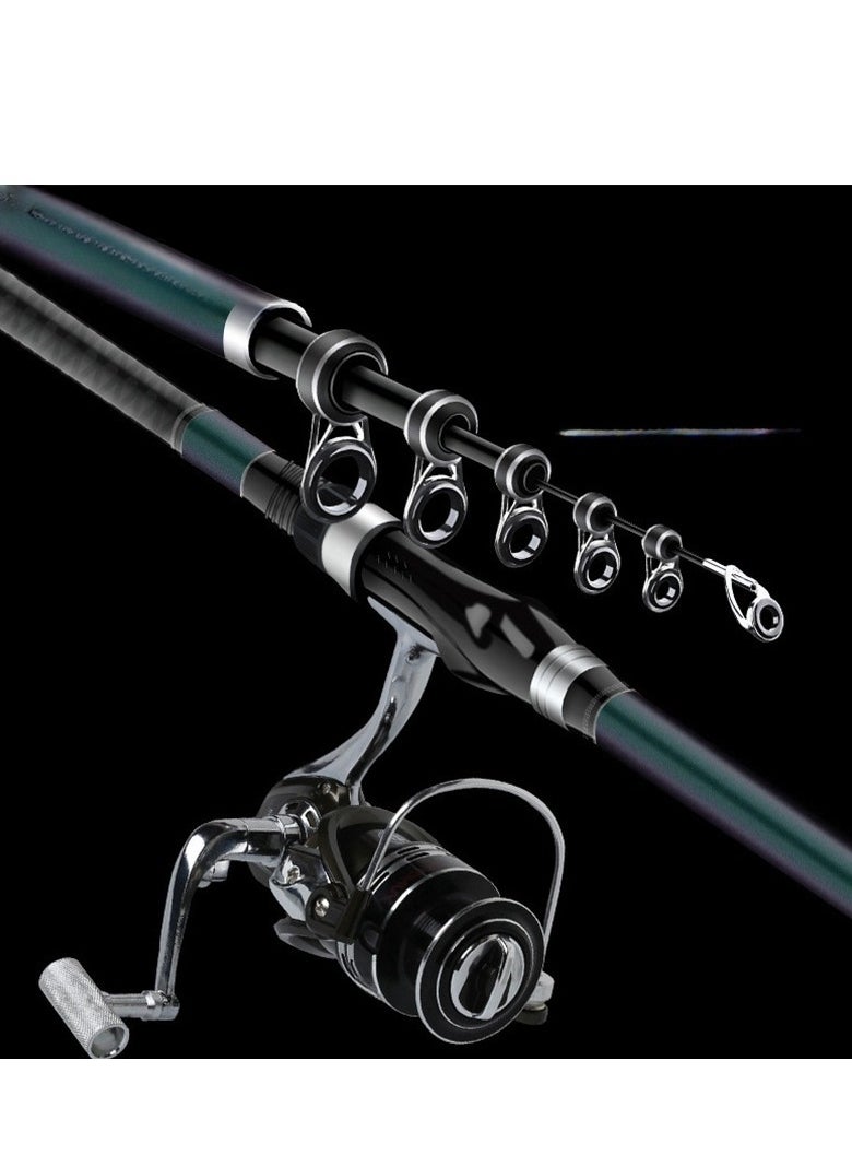 Rock Fishing Rod, Long Throw Sea Fishing Rod, Ultra Light And Ultra Hard Carbon Sea Fishing Rod, Boat Fishing Rod, Large Guide Ring, Sliding Float, Deep-Sea Boat Fishing Rod