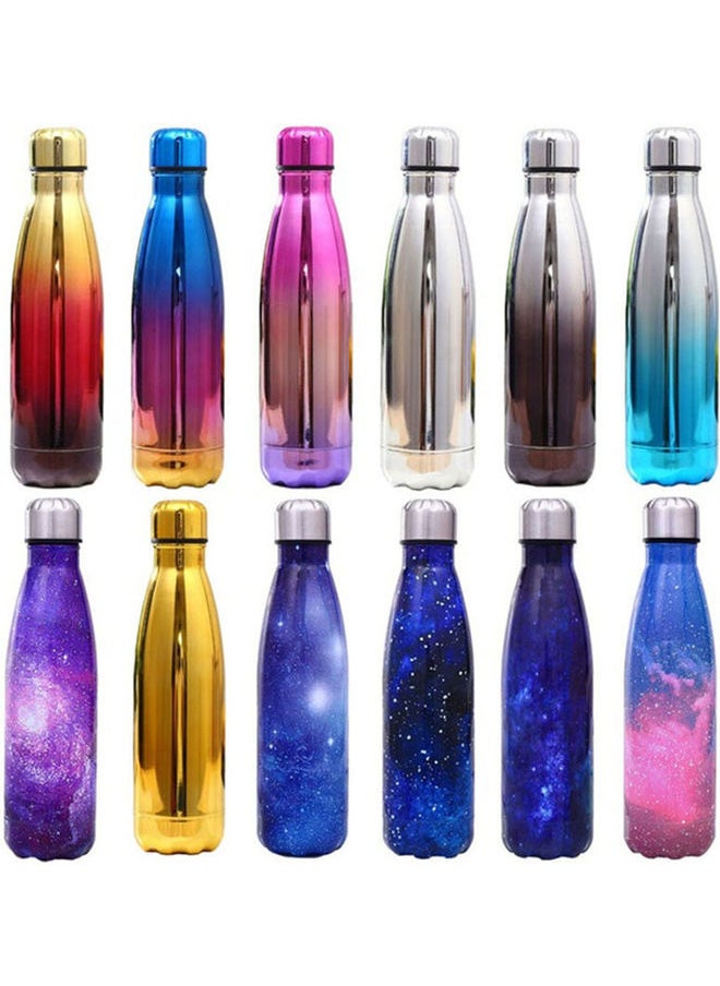 500ML Starry Sky/Plating Stainless Steel Insulated Water Bottle Sport Flask Cup 0.31kg