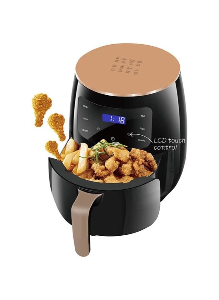 Air Fryer Black 6L Multifunctional Digital Touch Air Fryer,Air Fryer Black (2400, Watts)