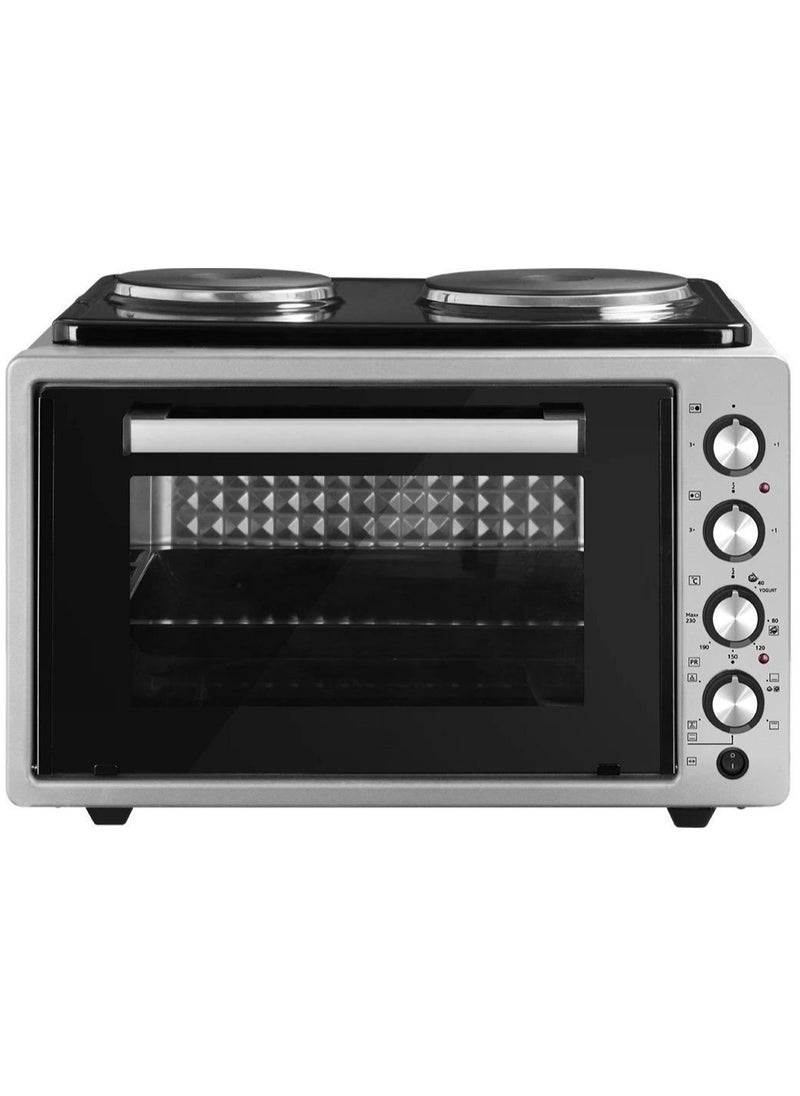 Two-in-one electric oven 65 liter electric rotisserie oven small household appliance oven