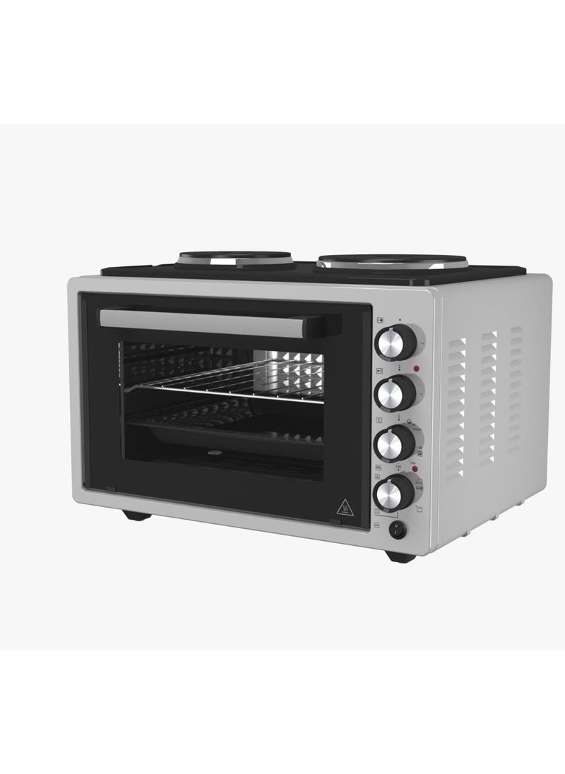 Two-in-one electric oven 65 liter electric rotisserie oven small household appliance oven