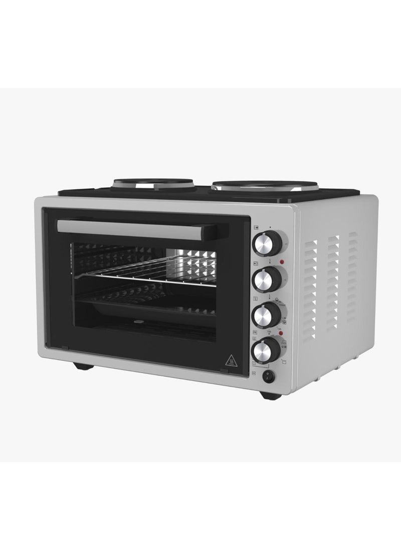 Two-in-one electric oven 65 liter electric rotisserie oven small household appliance oven