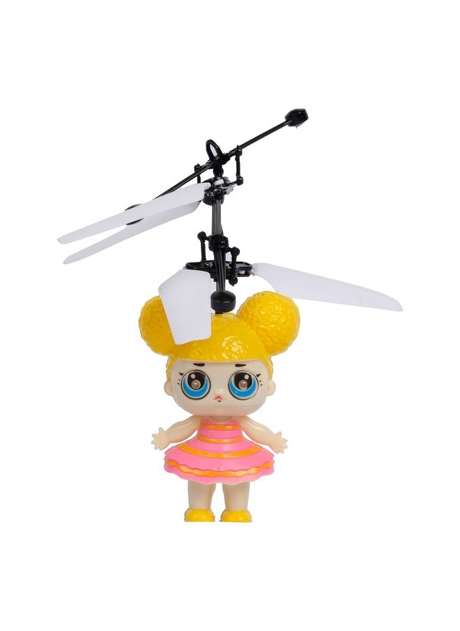 Set of 2 Hand-Controlled Flying Fairy Dolls Magical Flying Toy for Girls Interactive & Fun Hovering Dolls