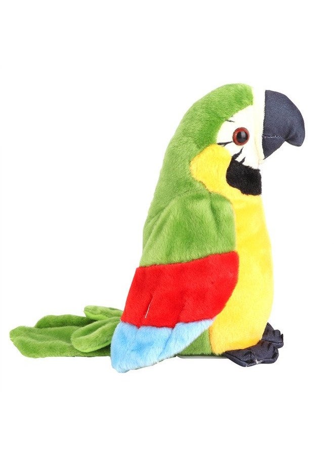 Talking Parrot Repeats What You Say Talking Bird Electronic Plush Parrot for Boy and Girl Gift