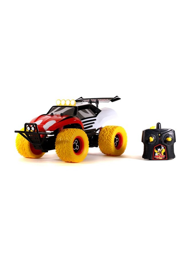 Disney Junior 1:14 Mickey Buggy Rc Remote Control Car 2.4Ghz, Toys For Kids And Adults, Black/Red