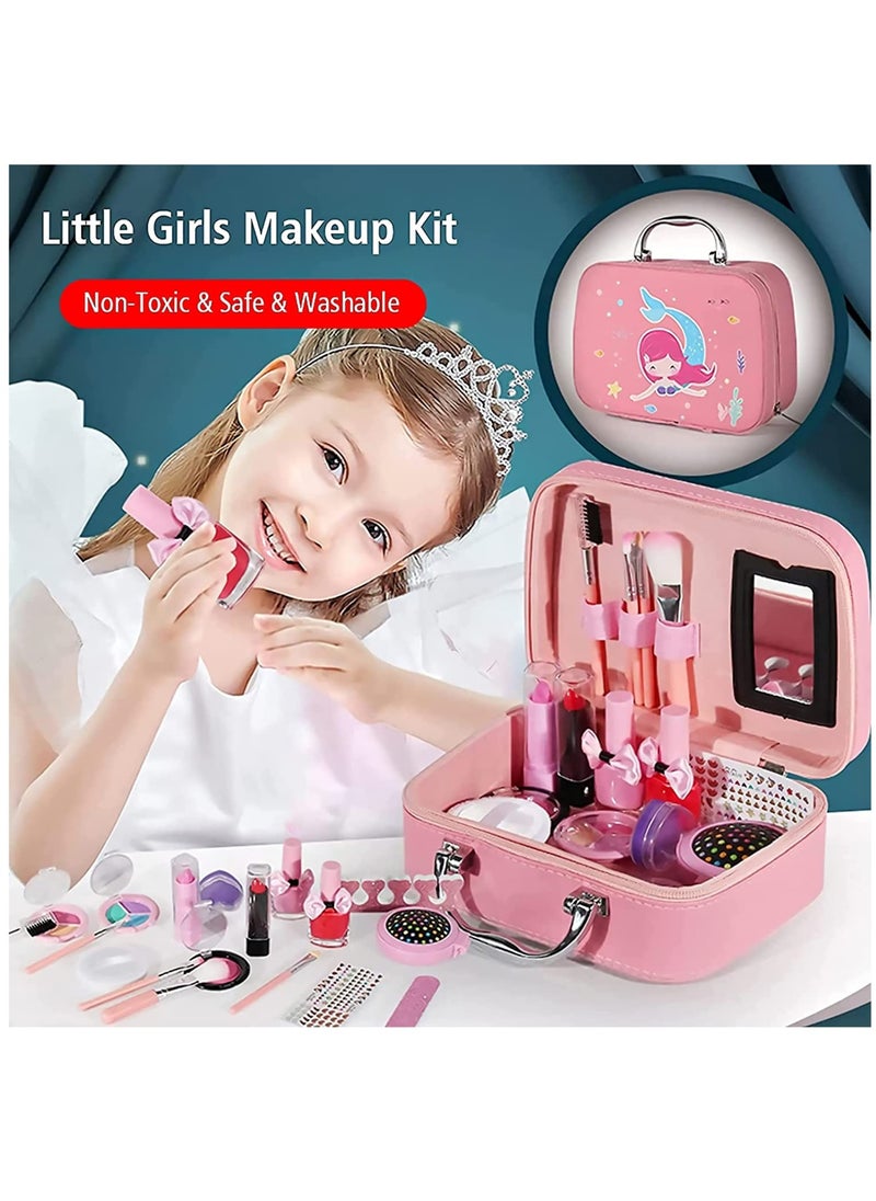 Makeup Kit for Girls Real Kids Cosmetics Make Up Set