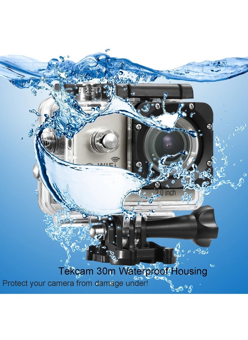 Action Camera Waterproof Case, Waterproof Photography, Sports DV Camera for SJ4000 Accessories