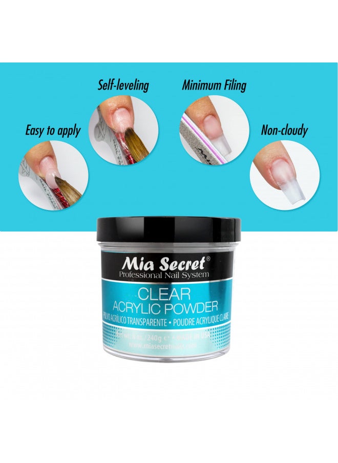 Clear Acrylic Powder (8oz)
