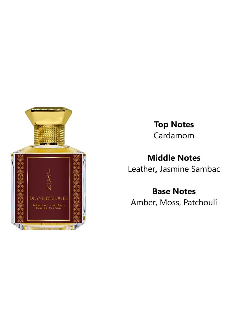 Digne Deloges Eau de Parfum: A Bold, Desert-Inspired Fragrance with Leather & Amber, 100ml – Embrace Rugged Sophistication