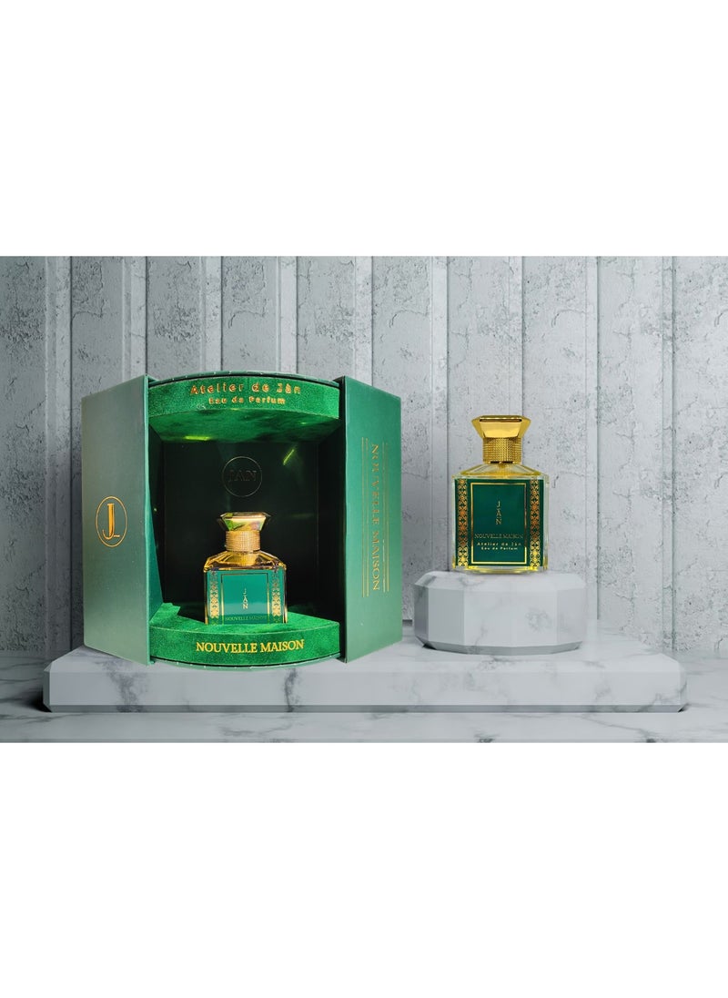Nouvelle Maison Eau de Parfum: A Majestic, Earthy Fragrance with Iris and Patchouli, 100ml – Inspired by Nature's Power