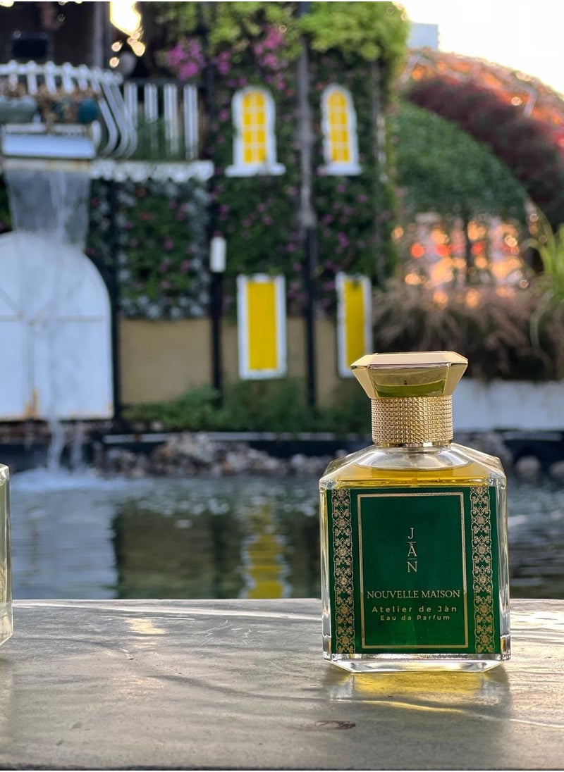 Nouvelle Maison Eau de Parfum: A Majestic, Earthy Fragrance with Iris and Patchouli, 100ml – Inspired by Nature's Power