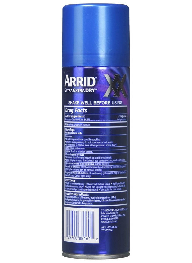 Deodorant 6Oz Aerosol Extra Extra Dry Morning Clean 3 Pack
