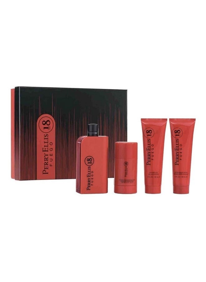 Gift Set Perry Ellis 18 Fuego By Perry Ellis