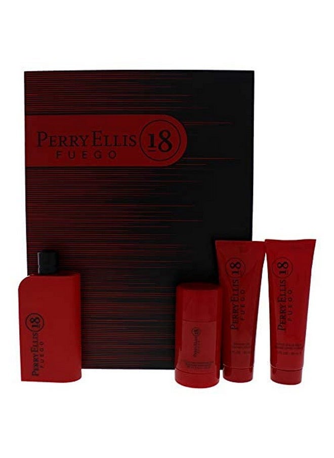 Gift Set Perry Ellis 18 Fuego By Perry Ellis