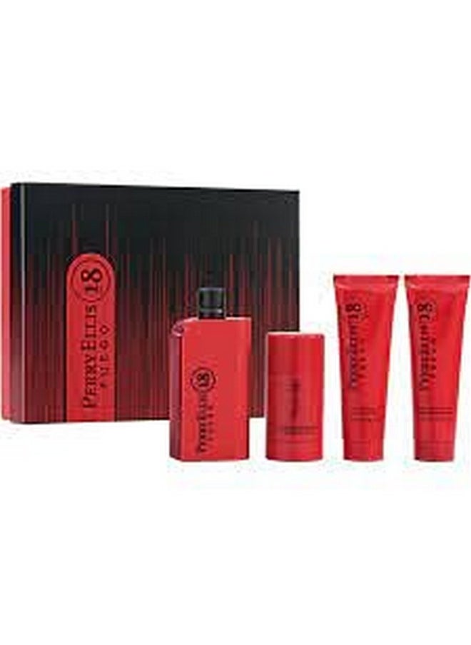 Gift Set Perry Ellis 18 Fuego By Perry Ellis