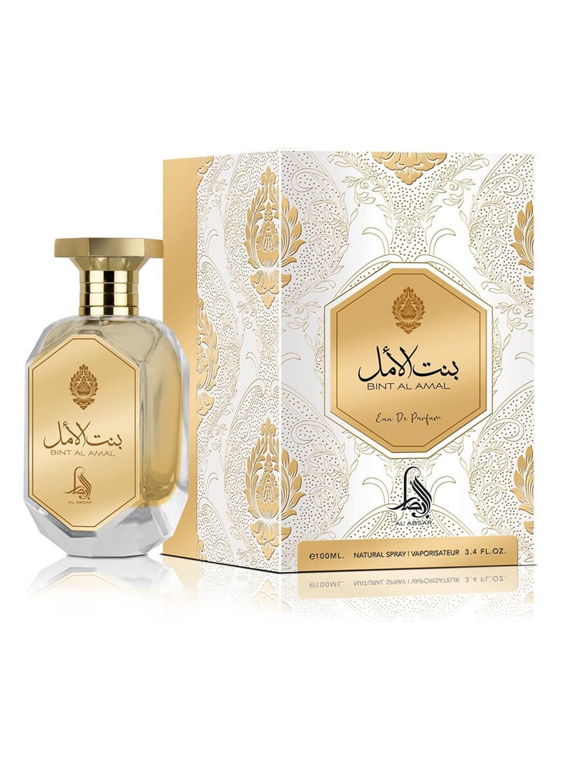 Al Absar Bint Al Amal Perfume 100ML- EDP - Exotic Long-Lasting Oriental Fragrance for Men and Women - Floral and Sensual Aroma