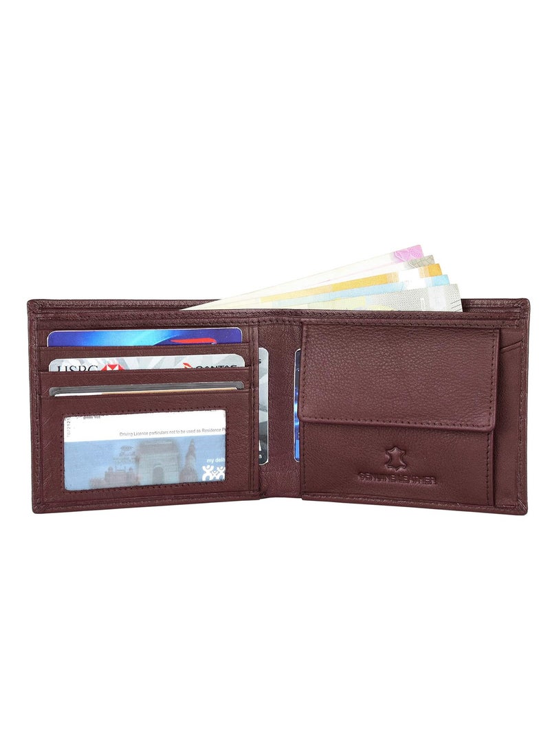 NAPA Hide Maroon Leather Wallet for Men