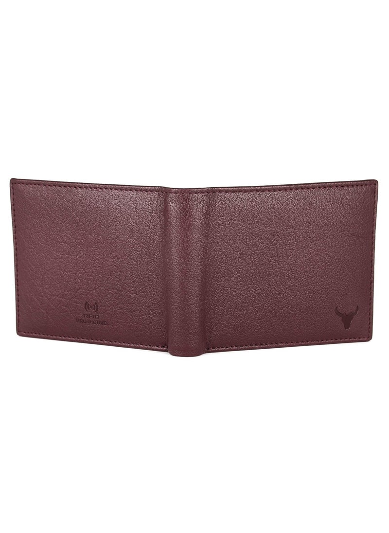 NAPA Hide Maroon Leather Wallet for Men