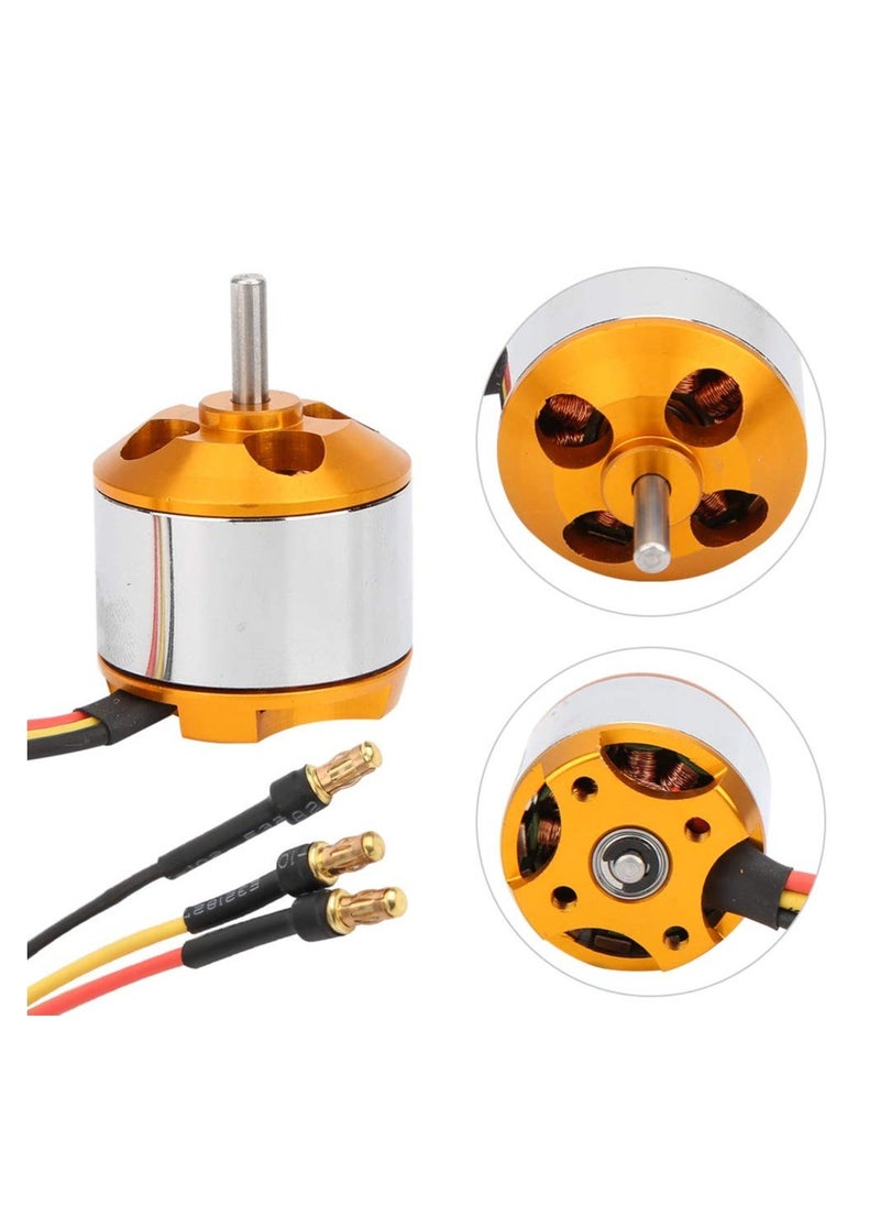 High Power RC Quadcopter Motor Replacement, RC Brushless Motor Upgrade High Power Motor RC Quadcopter Motor High-Efficiency RC Motor Quadcopter Power Boost Compatible with RC Quadcopter(2200KV)