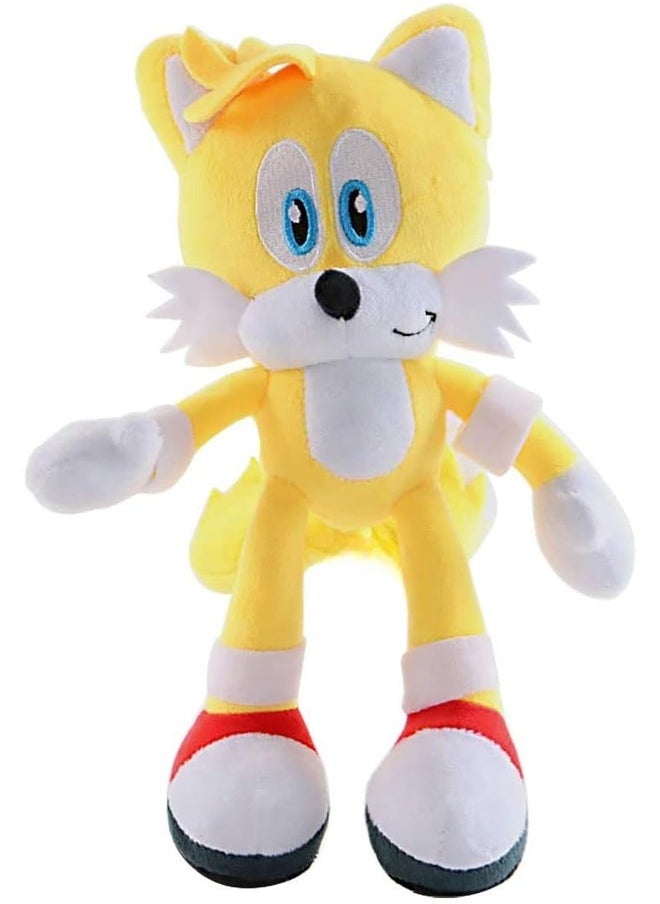 28 cm Sonic Cartoon Plush Toy - Soft Stuffed Plushies Cute Stuffed Animals & Plush Toys - Plush Stuffed Toy Plushies Cute - Stuff Toys for Kids - Plushie Plushy - Soft Toys