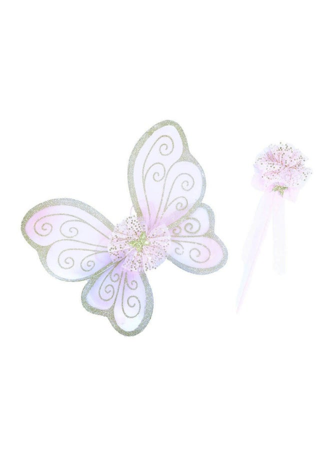 Just for Me Rosey Glitters Wings & Wand Set