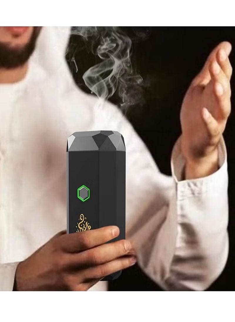 Large B15 Portable Bukhoor Style Usb Type-C Power incense burner Bakhoor Portable Rechargeable Electric Incense Burner