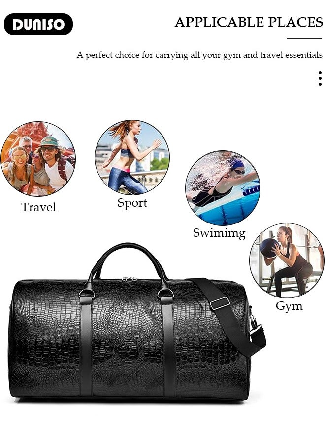 Travel Duffel Bag Luggage Collection Business Travel Suitcase Weekender Overnight Bag Large Carry On Airport Bag for Travel Business Trips Sports Duffel Bag Gym Sports Luggage Bags