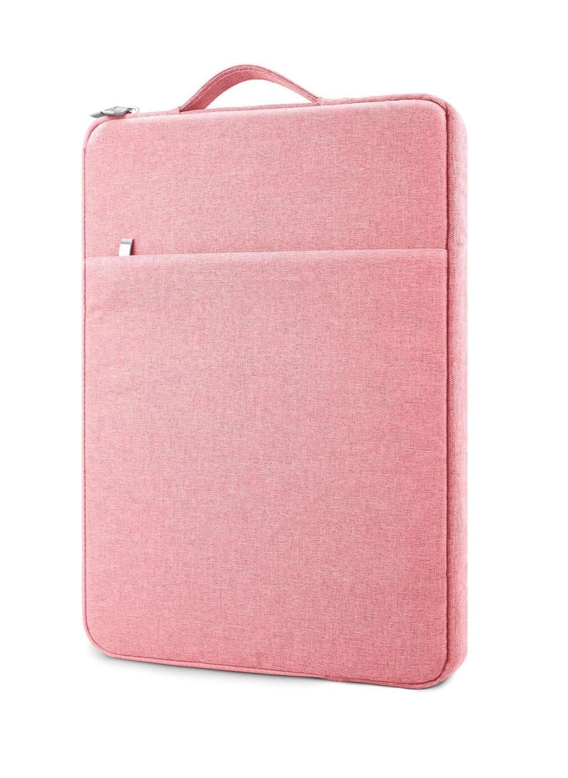 Laptop Sleeve Soft Pouch 12.5 Laptop Bag Replacement for Air Pro Ultrabook Laptop Pink.