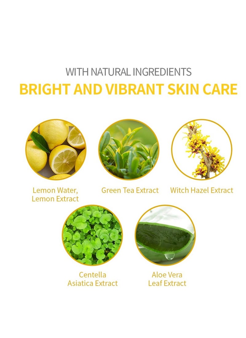 SECRETKEY Lemon Sparkling Peeling Gel, Deep Cleansing, Exfoliation, Skin Moisturization, Low Irritation for Sensitive Skin fl. 4.05 oz / 120 ml, Vitamin C and Refreshing Carbonated Water Synergy