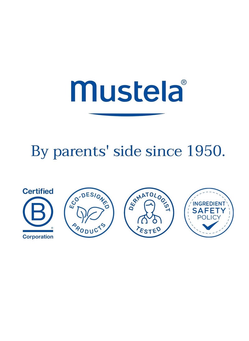Mustela Stelatopia Eczema-Prone Skin Cleansing Gel - Baby Face & Body Wash with Natural Avocado & Sunflower Oil - Fragrance-Free & Tear Free - Various Sizes