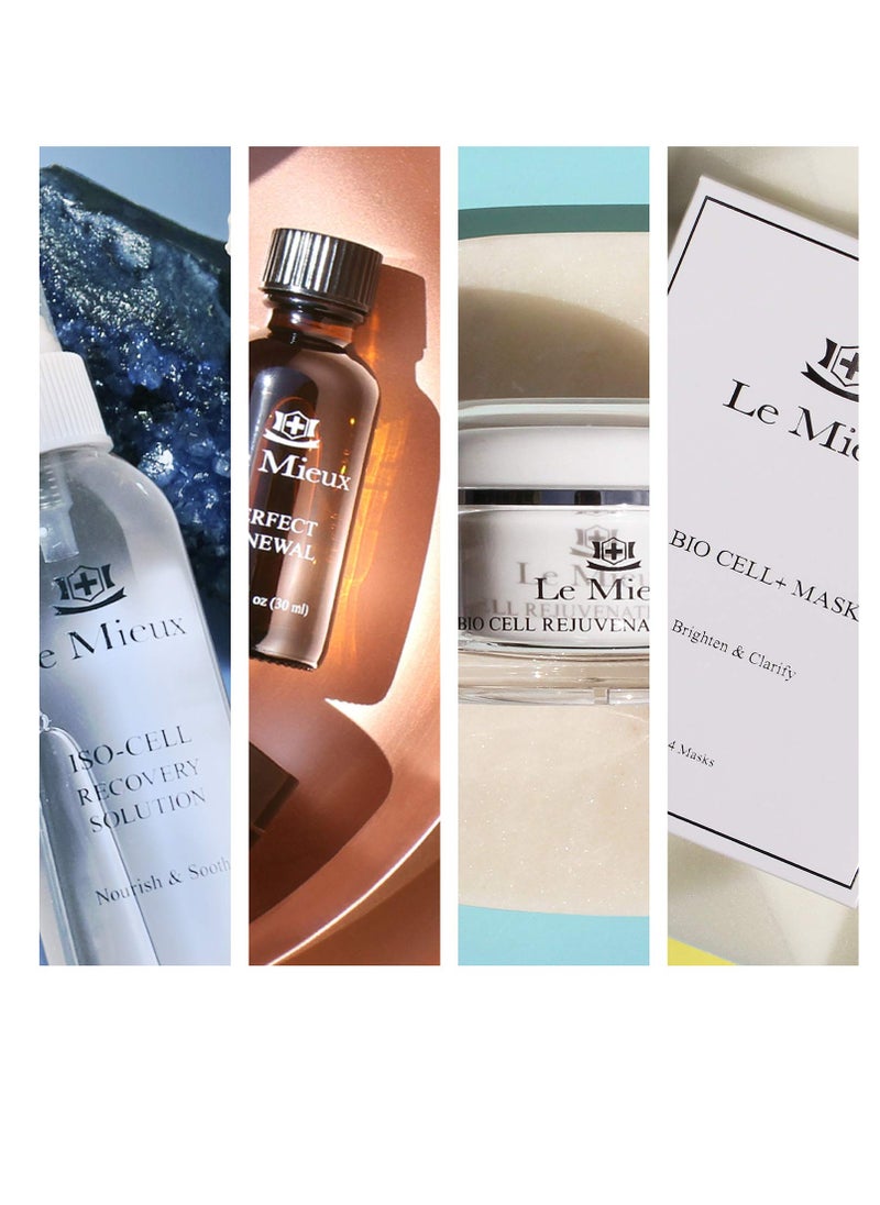 Le Mieux O2 Calming Gel - Conductive Facial Gel with Aloe - Soothe Mild Visible Irritation & Redness - Hydrating Hyaluronic Acid Gel for Microcurrent Devices - No Parabens or Sulfates (6 oz / 180 ml)