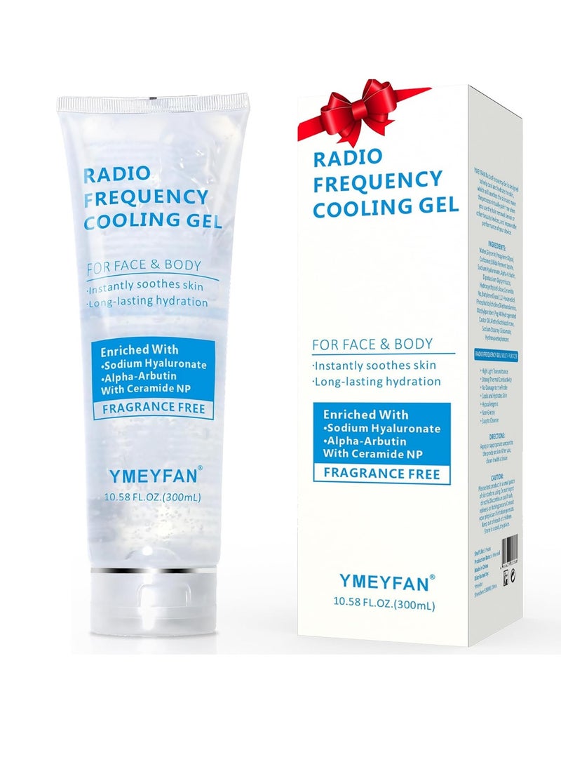 Conductive Gel for Microcurrent Facial Device, Cooling Gel for Laser Hair Removal, Fragrance-Free, Hypoallergenic, Gel Primer for RF Device, Premium Gel Hydrating Soothes for Face Skin Care