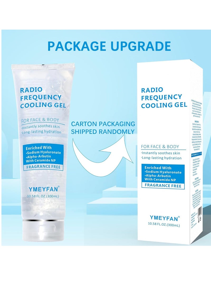 Conductive Gel for Microcurrent Facial Device, Cooling Gel for Laser Hair Removal, Fragrance-Free, Hypoallergenic, Gel Primer for RF Device, Premium Gel Hydrating Soothes for Face Skin Care
