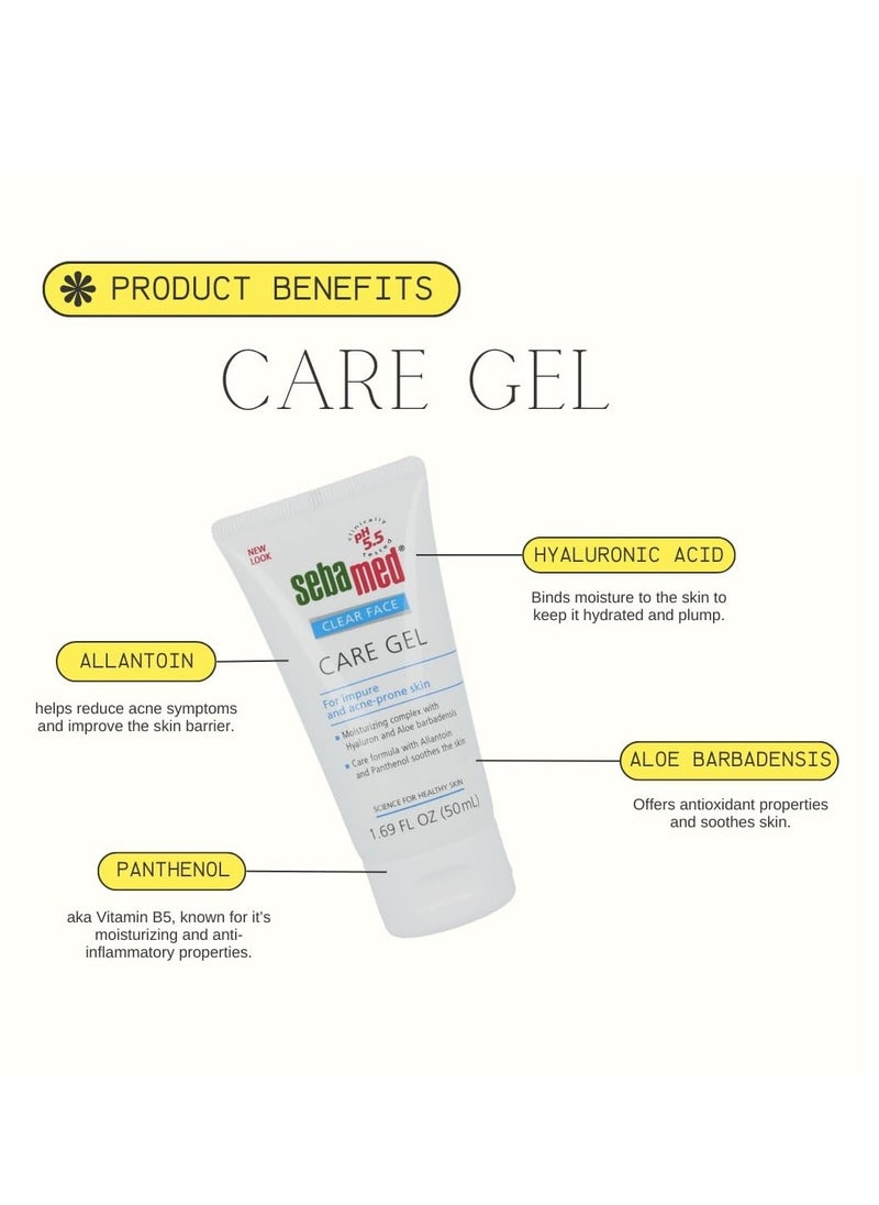 SEBAMED Clear Face Care Gel 50ml - (Pack of 2)