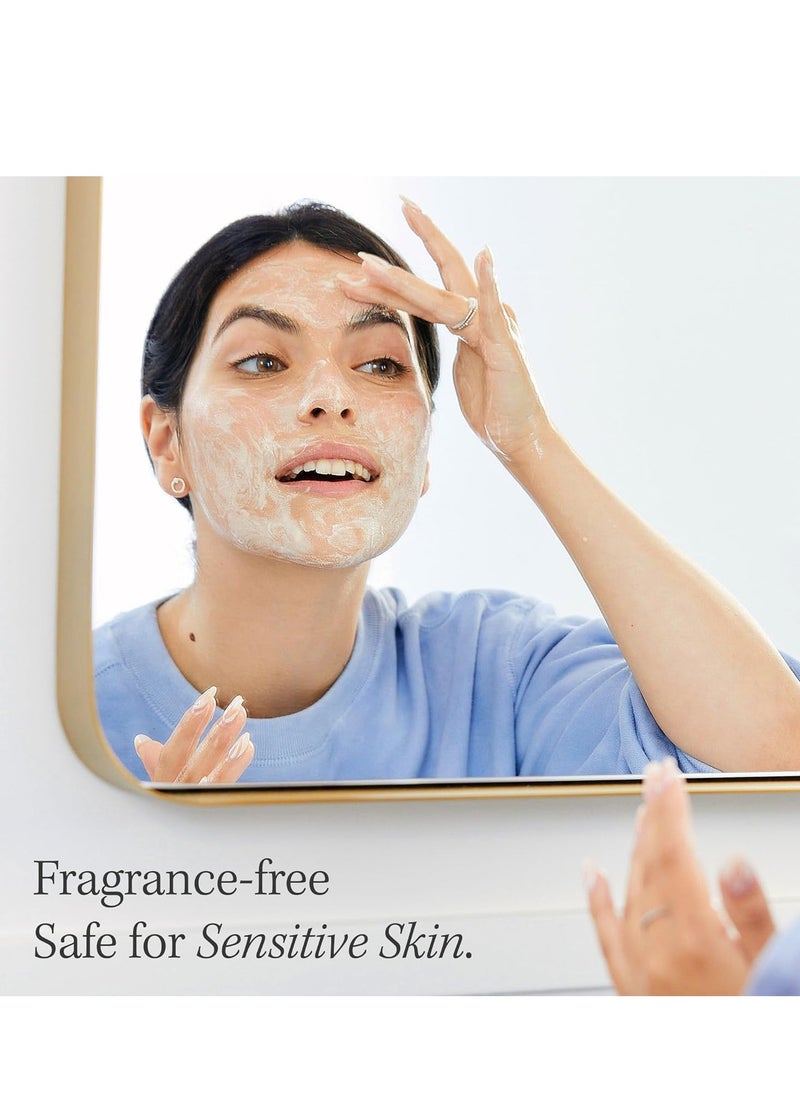 First Aid Beauty Pure Skin Face Cleanser, Sensitive Skin Cream Cleanser with Antioxidant Booster, 5 oz.