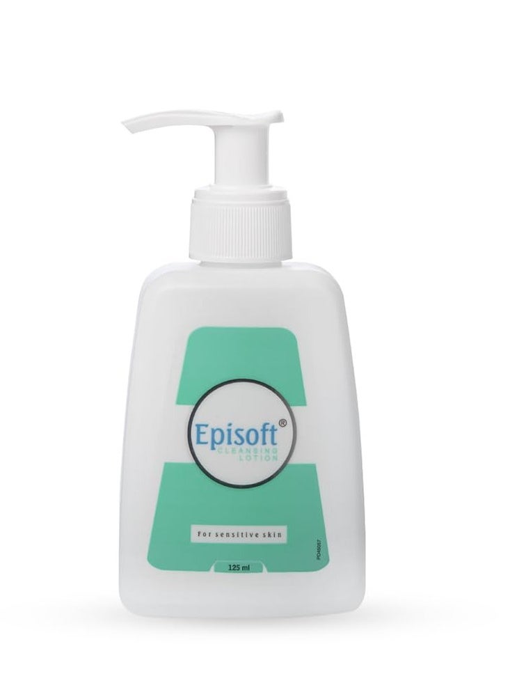 Episoft Cleansing Lotion for Dry, Normal & Sensitive Skin | Daily Gentle Facewash Cleanser for Face | Fragrance free | Dermatologist Prescribed | Suitable for Men & Women | 125ml
