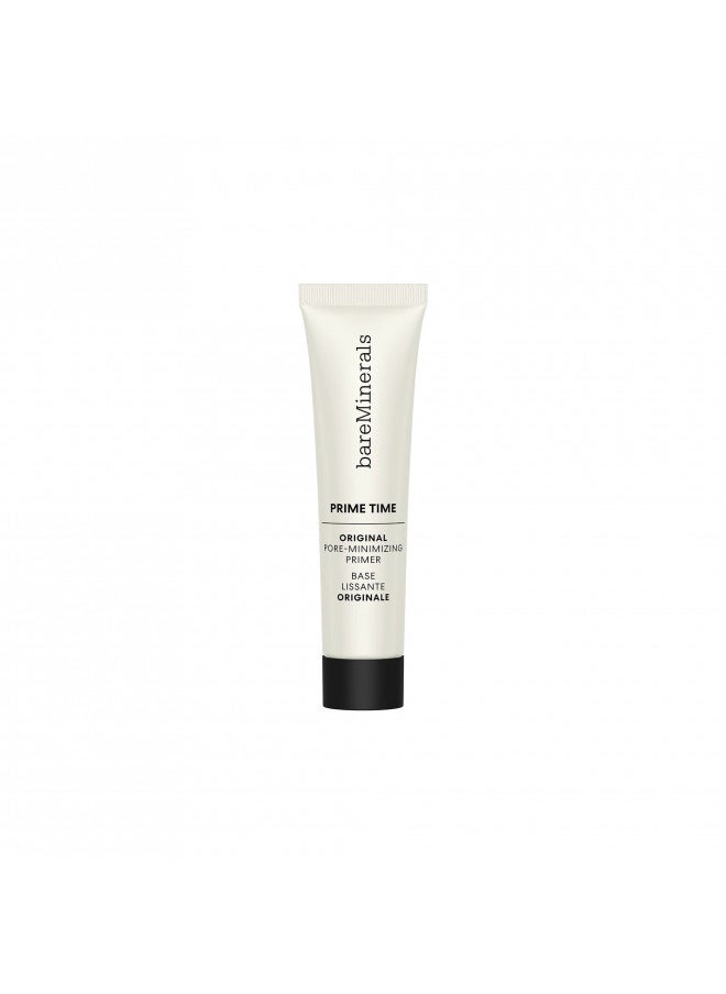 bareMinerals Mini Prime Time Original Pore-Minimizing Primer, Pore Minimizer Gel Makeup Primer for Face, Extends Makeup Wear, Oil Control, Vegan
