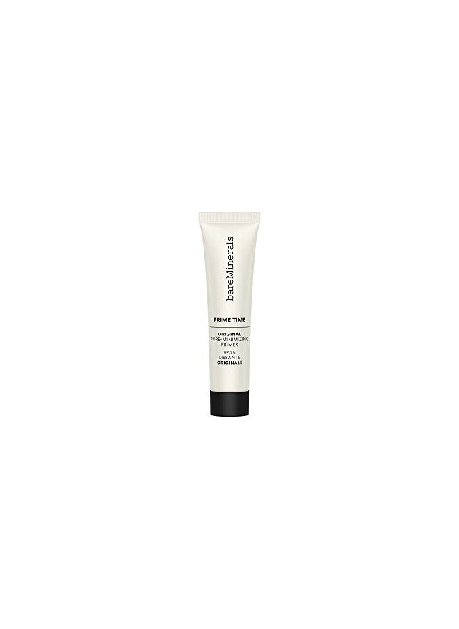 bareMinerals Mini Prime Time Original Pore-Minimizing Primer, Pore Minimizer Gel Makeup Primer for Face, Extends Makeup Wear, Oil Control, Vegan