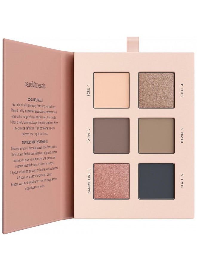bareMinerals Mineralist Eyeshadow Palette, Six Richly Pigmented + Blendable Shades, Talc-Free Eye Shadow Palette Makeup, Vegan
