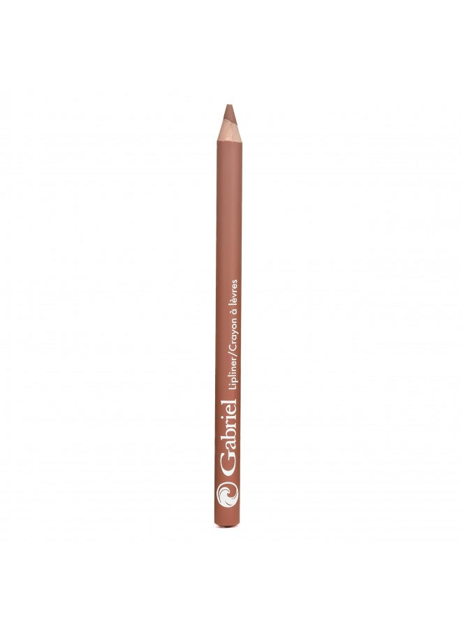 Gabriel Cosmetics Classic Lipliner (Nutmeg - Nude Brown/Neutral), Classic Lipliner, Natural, Paraben Free, Vegan, Gluten-free,Cruelty-free, Non GMO, High performance and long lasting, Infused with Jojoba Seed Oil and Aloe, 0.04 Oz.