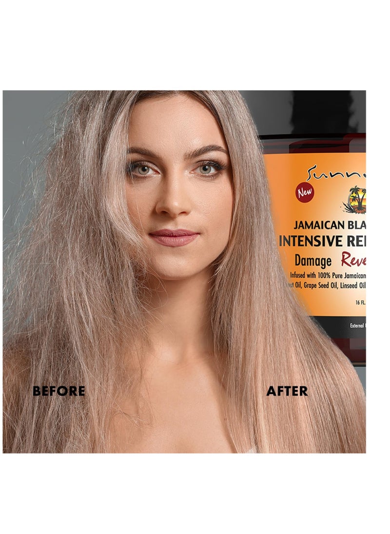 Sunny Isle Jamaican Intensive Repair Masque for Damaged Reversal Formula 500g
