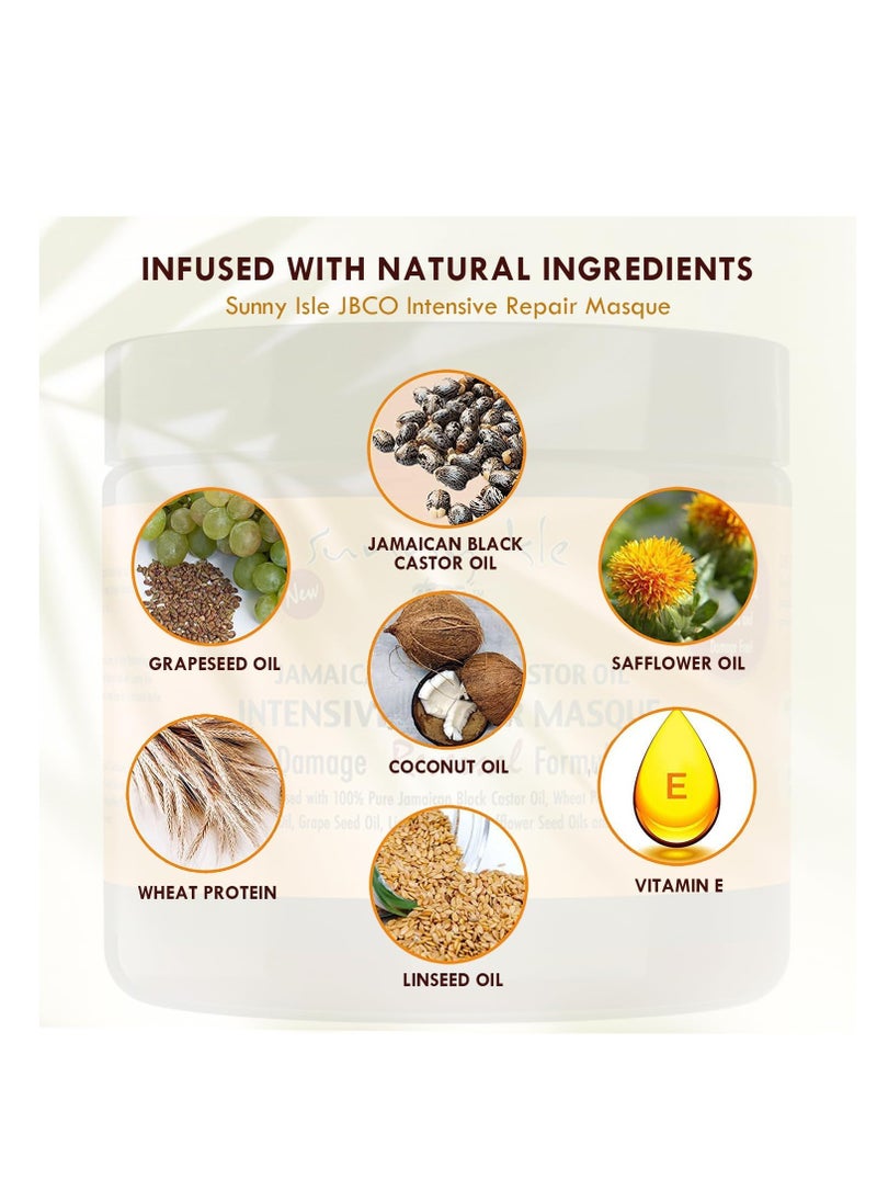 Sunny Isle Jamaican Intensive Repair Masque for Damaged Reversal Formula 500g
