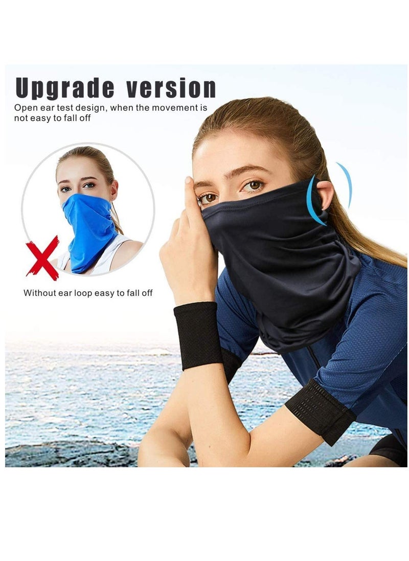 Cycling Mask,Bandanas for Men Women,Headwear Neck, Cycling Half Face Mask Motorcycle, UV Protection Breathable Lightweight Stretchy Face Scarf Climbing Running Hiking Fishing Mask