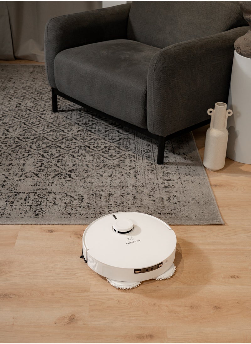 Robot Vacuum Cleaner Wet & Dry with self-cleaning station Wi-Fi control, laser navigation, AI camera battery 5200 mAh, suction power 8000 Pa, time work time up to 240 min, carpet recognition function