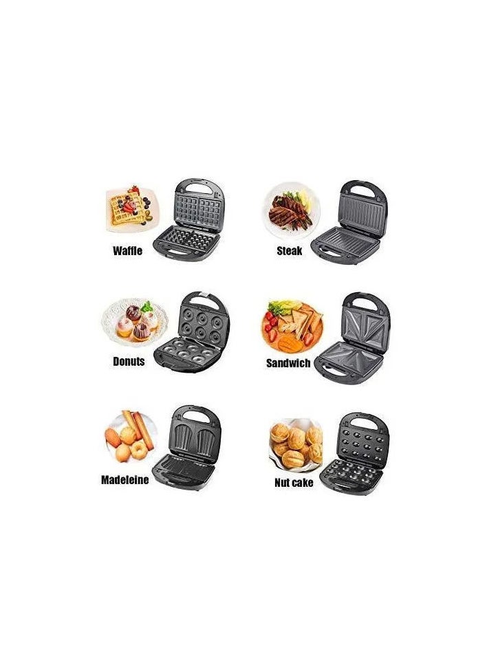 Sokany SK-908 Multifunctional 6 in 1 Sandwich Maker 750W