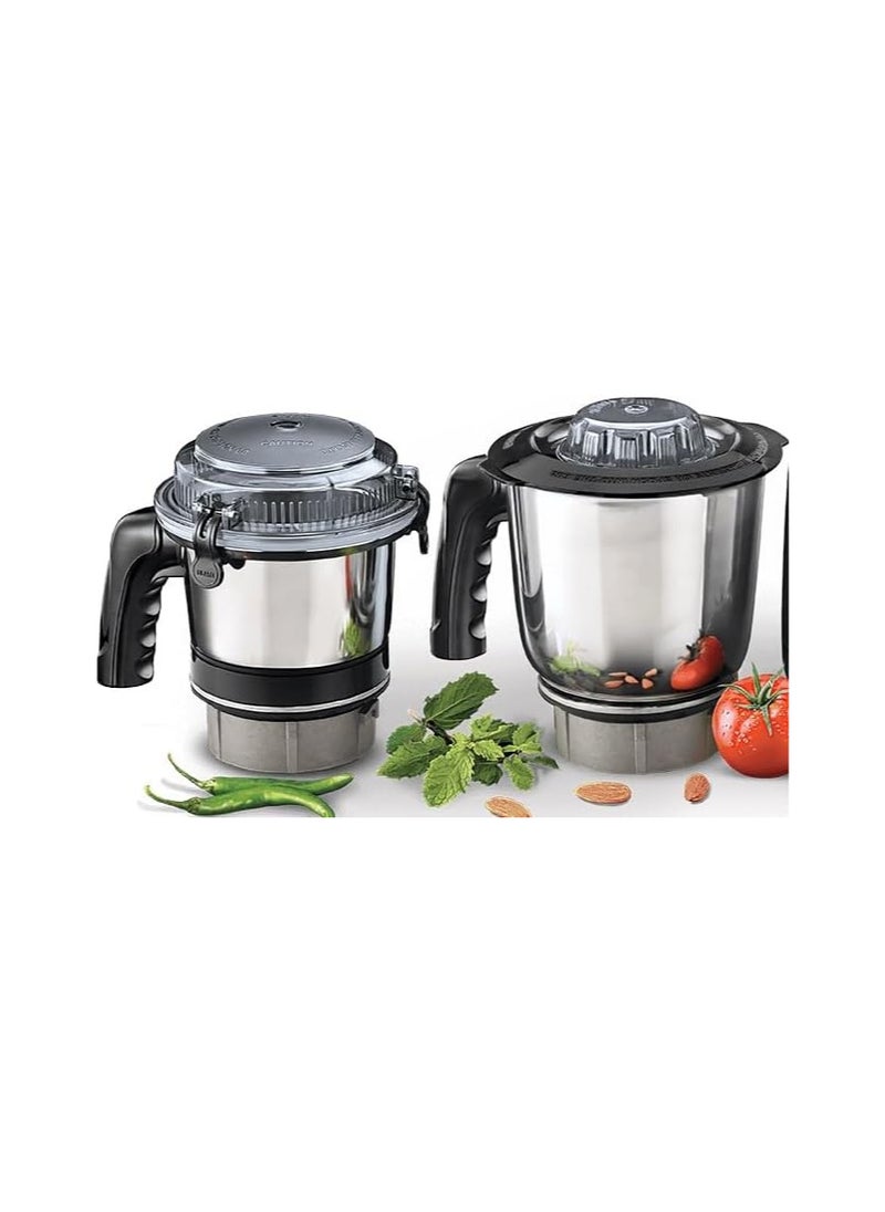 Sujata MG03 Mixer Grinder | The New Generation Mixer Grinder | Powerful and Versatile Kitchen Appliance | 1000 Watts Motor | 4 Stainless Steel Jars