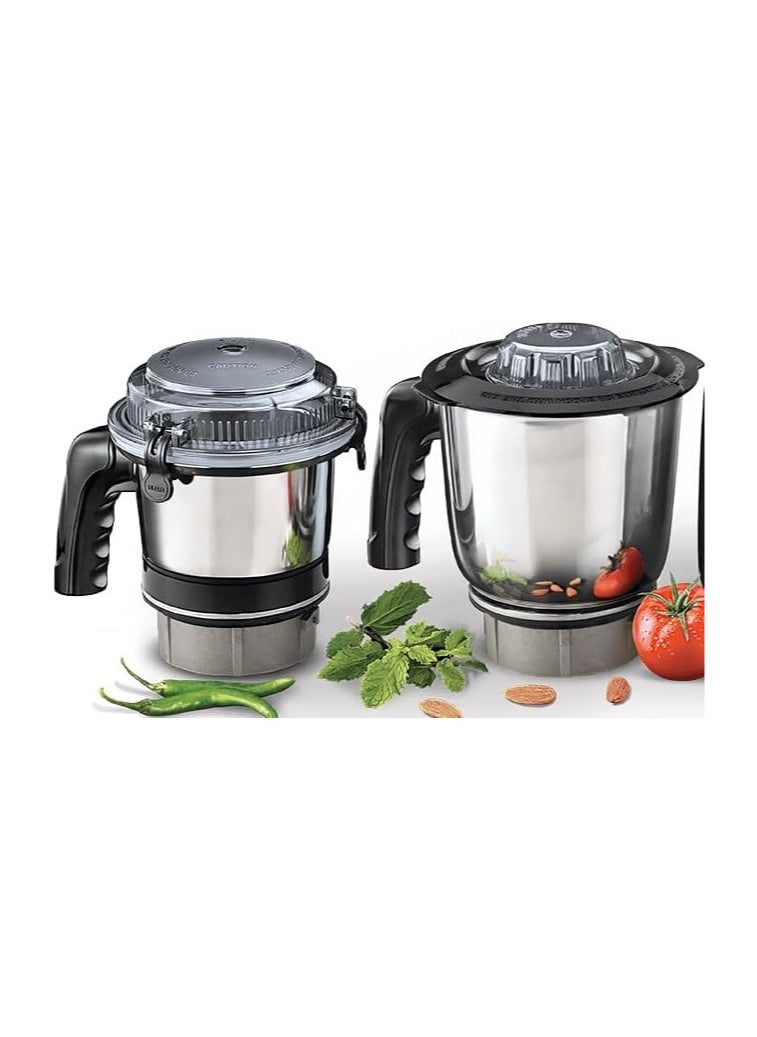 Sujata MG03 Mixer Grinder | The New Generation Mixer Grinder | Powerful and Versatile Kitchen Appliance | 1000 Watts Motor | 4 Stainless Steel Jars