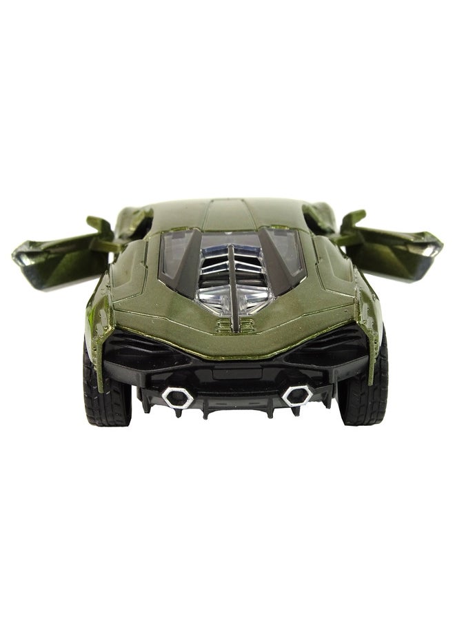 Small Alloy Car Model Racing Die Cast Model Car with Openable Doors and Pull Back Function DieCast Car for Kids