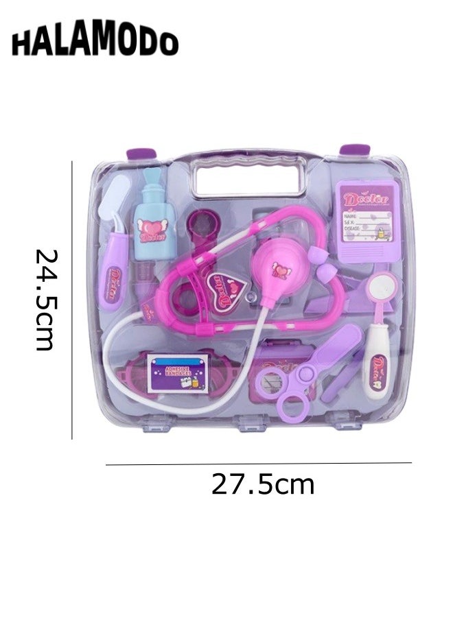 Doctor Kit for Kids Doctor Playset with Storage Bag and Stethoscope Toy Medical Kit Pretend Play Doctor Set Gift for Boys Girls