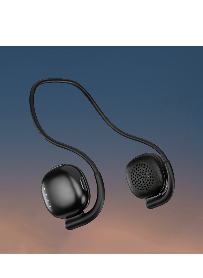 Wireless Bluetooth 5.0 Headset On Ear Foldable Sports Bluetooth Headphones for PC Mac Game Travel Class Home Office Black